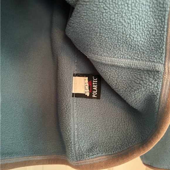 Arc’teryx Women’s Blue Polartech Fleece, Partial Zip, Sz Large - Picture 4 of 4